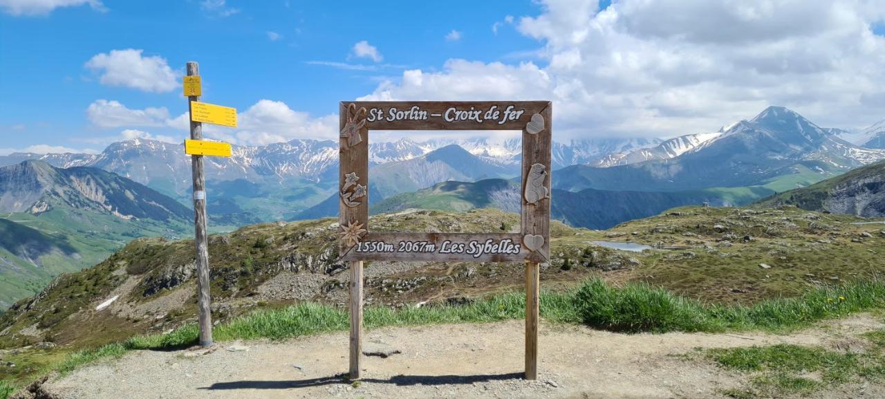 Agreable Appartement De 6 Pers Au Pieds Des Pistes ,Wifi Gratuit A Saint-Sorlin-D'Arves Labelise 3 Etoiles Au Gite De France Eksteriør billede
